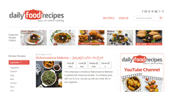 Desktop Screenshot of dailyfoodrecipes.com